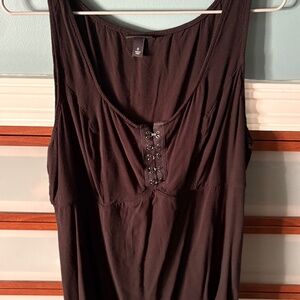 Black tank top